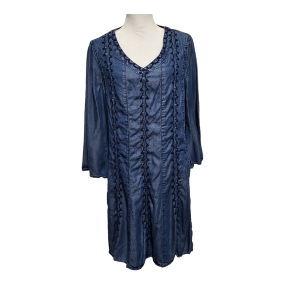 Est 1946 Denim Shift Dress Size XL - Picture 1 of 9